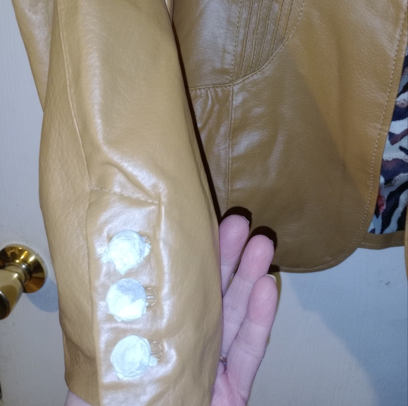 NWOT d & co. Leather‎ Jacket Sz. M - Picture 10 of 12